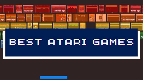 Best Atari Games: Exploring the Timeless Classics of the Atari .